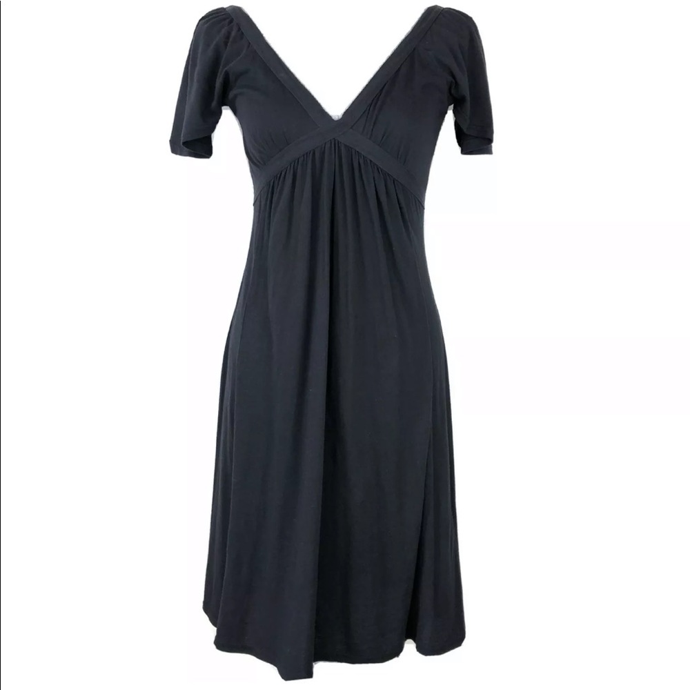 Hip Adventures V-Neck Cap Sleeve Midi Dress